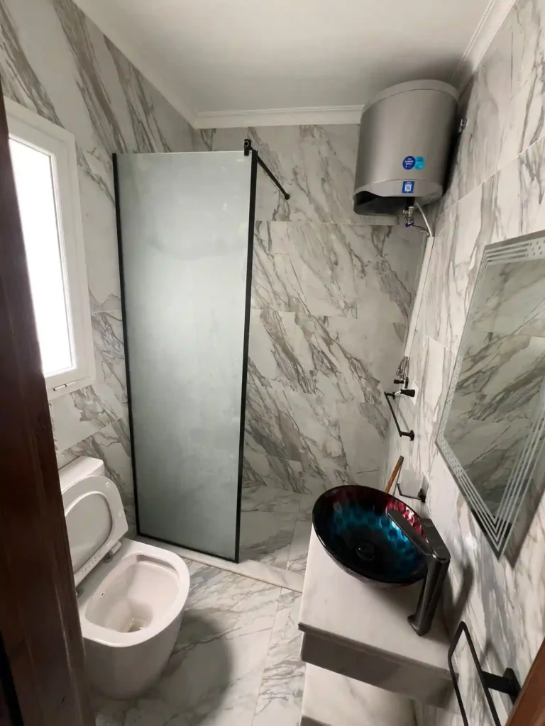 الحمام الثاني في New Rhodes Twin House داخل Mountain View Ras El Hekma